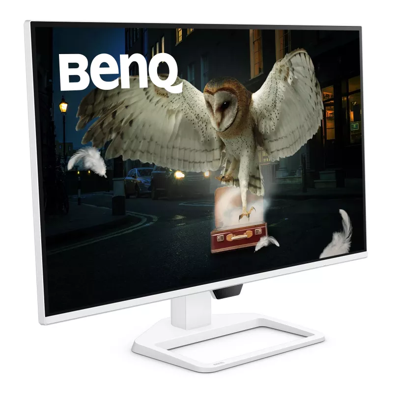 Monitor de computador BenQ EW270Q 27 polegadas (68,6 cm) 2560 x 1440 2K Ultra HD LCD branco com altifalantes integrados