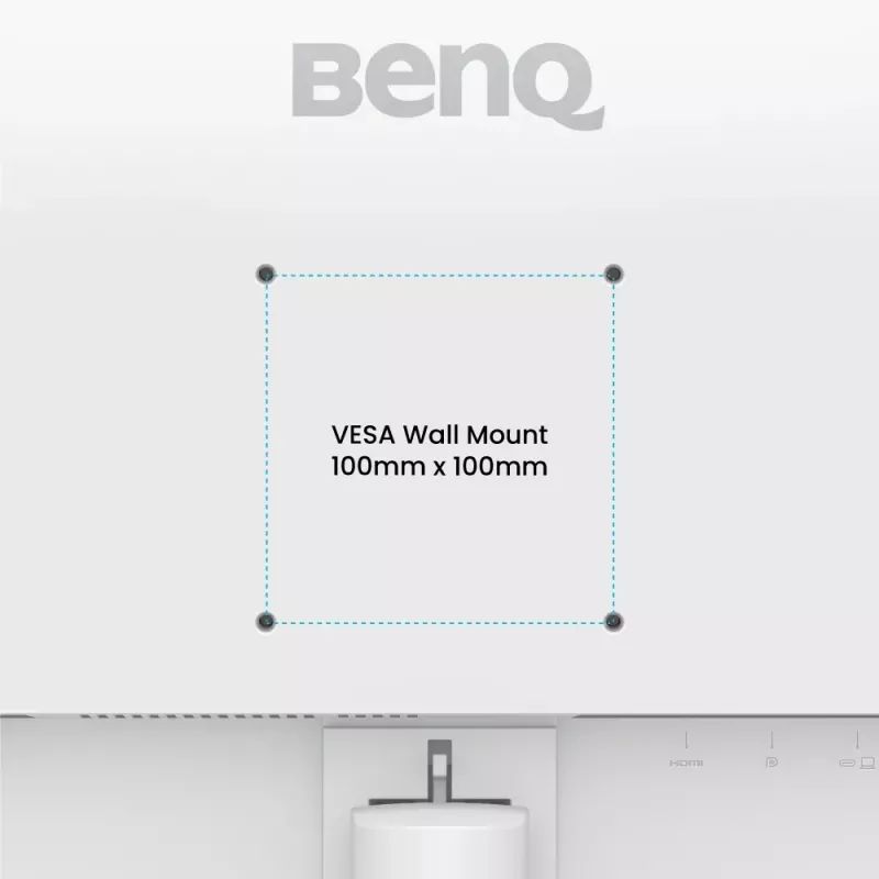 Monitor de computador BenQ EW270Q 27 polegadas (68,6 cm) 2560 x 1440 2K Ultra HD LCD branco com altifalantes integrados