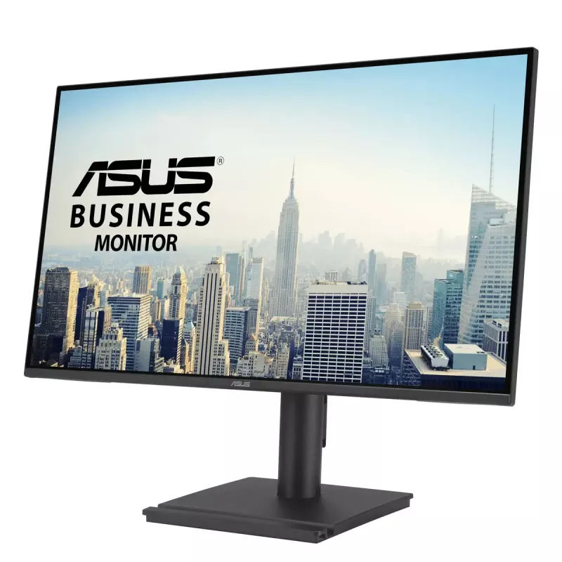 Monitor ASUS BE27AQ 27 polegadas IPS LCD, 2560 x 1440 WQHD, 5 ms, hub USB 3.2, altura ajustável, VESA, altifalantes integrados, preto