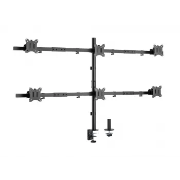 Suporte de mesa para monitor Equip 17 polegadas-32 polegadas ajustável 6