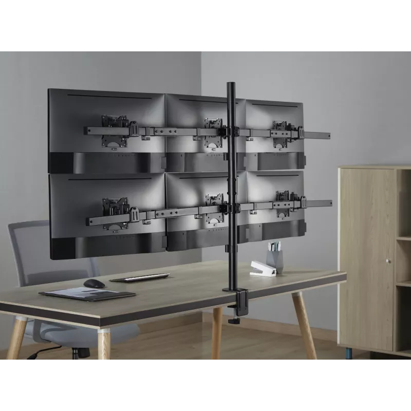Suporte de mesa para monitor Equip 17 polegadas-32 polegadas ajustável 6