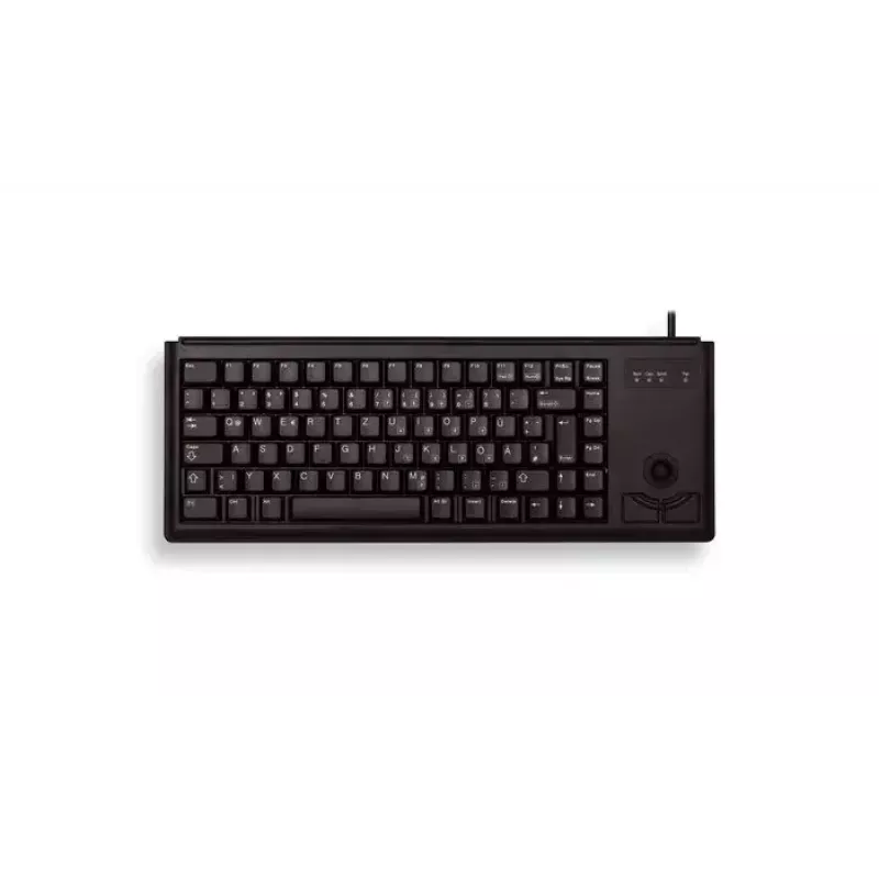 Teclado com fio de tamanho completo Cherry G84-4420, USB, QWERTY US-Inglês, 83 teclas, Preto, cabo de 1,75 m
