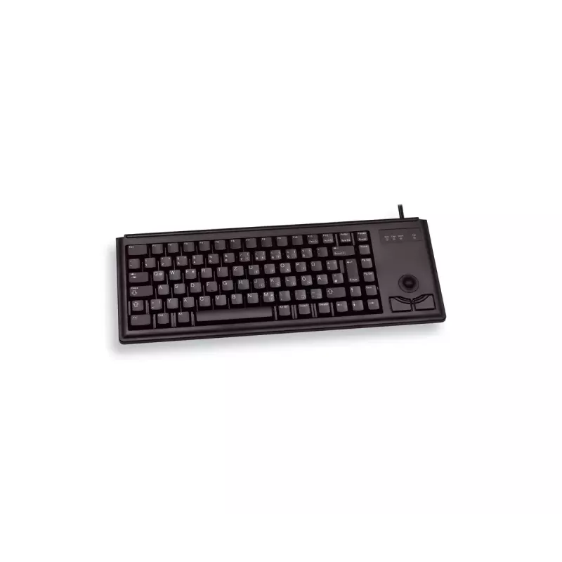 Teclado com fio de tamanho completo Cherry G84-4420, USB, QWERTY US-Inglês, 83 teclas, Preto, cabo de 1,75 m