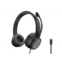 Headset CONCEPTRONIC POLONA05BC — Estéreo USB-C, Microfone com cancelamento de ruído, Supra-aural, Cabo de 2 m, 20–22000 Hz, Preto