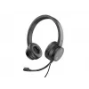 Headset CONCEPTRONIC POLONA05BC — Estéreo USB-C, Microfone com cancelamento de ruído, Supra-aural, Cabo de 2 m, 20–22000 Hz, Preto
