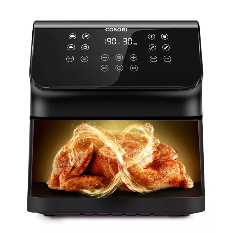 Cosori Premium II Chef Edition Single 6,2 L Aparelho vertical 1700 W Fritadeira de ar quente Preto