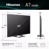 Hisense A7Q 65A7Q 165,1 cm (65 polegadas) 4K Ultra HD Smart TV Wi-Fi preto 400 cd/m²