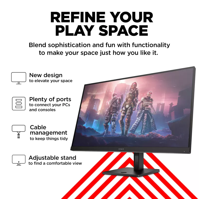Monitor gaming OMEN by HP 31,5 polegadas QHD 165Hz - OMEN 32q