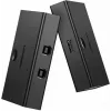 Comutador USB UGREEN UGR423 2x1 preto — 2 computadores para 1 dispositivo USB, botão manual