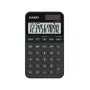 Calculadora de bolso CASIO SL-310YC, básica, 10 dígitos, pilha e solar, funções de imposto e margem, preta