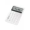 Calculadora de secretária básica CASIO MS-200DQ 12 dígitos, pilha/solar, funções de imposto e margem, branca