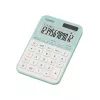 Calculadora de secretária CASIO MS-20YC — Basic 12 dígitos, pilha/solar, funções de imposto e margem, verde-claro