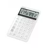 Calculadora de secretária CASIO JW-200DQ calculadora básica de 12 dígitos, pilha/solar, funções de imposto e margem, branca