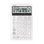 Calculadora de secretária CASIO JW-200DQ calculadora básica de 12 dígitos, pilha/solar, funções de imposto e margem, branca