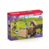 Animal Schleich HORSE CLUB Estação de lavagem com Emily & Luna