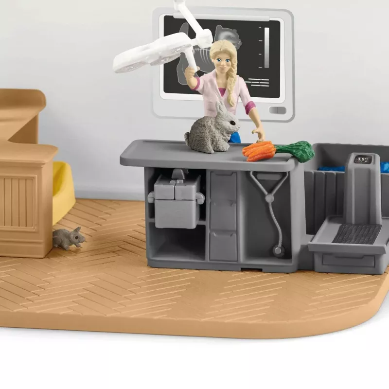Clínica veterinária com animais Schleich 42502