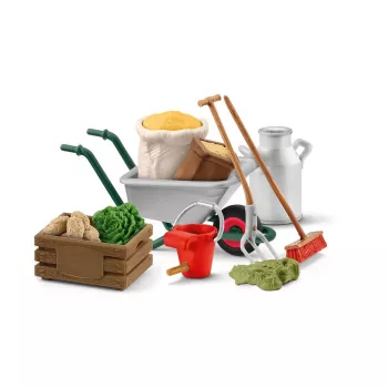 Acessórios de limpeza de estábulo Schleich 42610S multicolor idade recomendada 3 anos