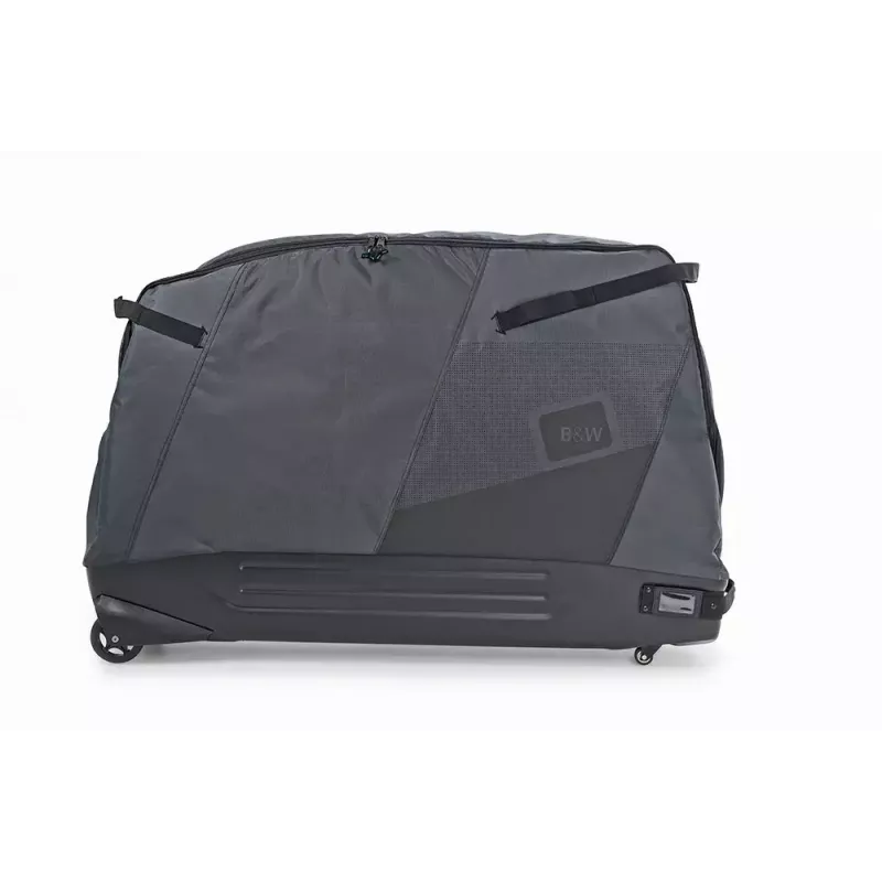 Bolsa de transporte para bicicleta b&w international Bike.bag 2.0 — mala de transporte, ABS e poliéster, 1360×297×854 mm, preto/cinzento
