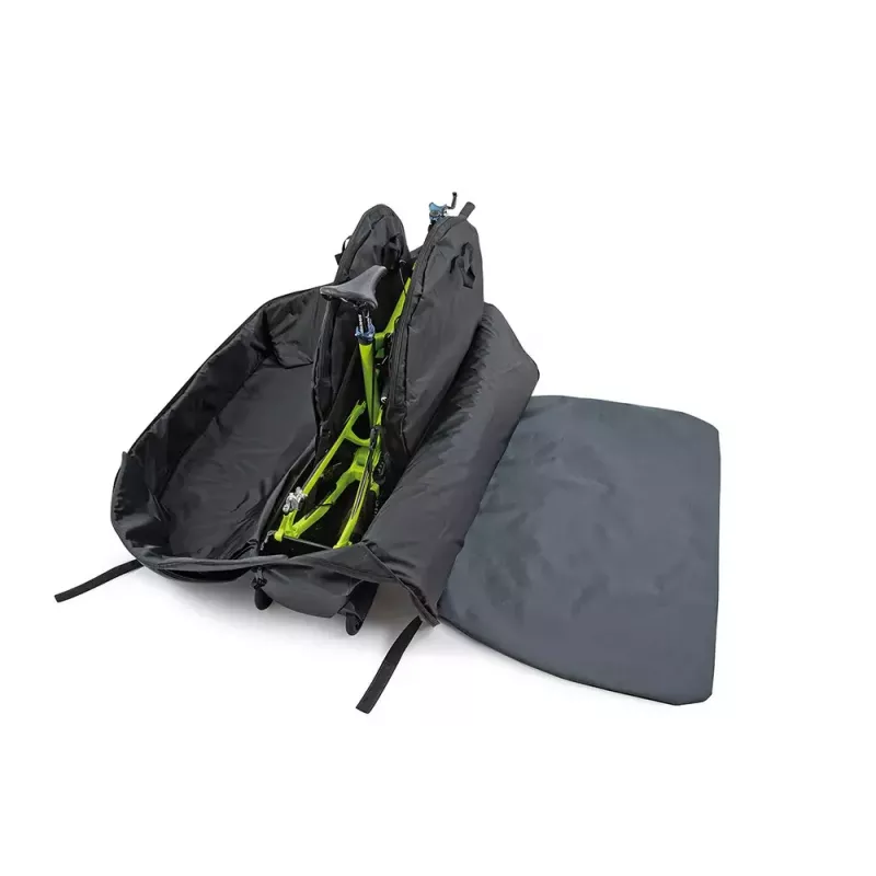 Bolsa de transporte para bicicleta b&w international Bike.bag 2.0 — mala de transporte, ABS e poliéster, 1360×297×854 mm, preto/cinzento