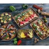 Travessa de servir Zassenhaus prato de aperitivos madeira redondo 30 cm