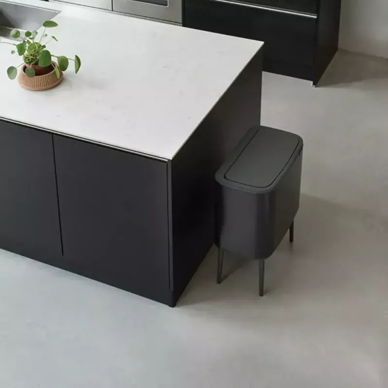 Balde do lixo Brabantia 315824 36L retangular plástico preto