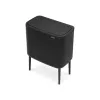Balde do lixo Brabantia 315824 36L retangular plástico preto