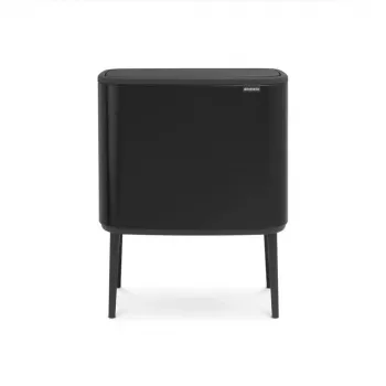 Balde do lixo Brabantia 316203 34L retangular aço preto