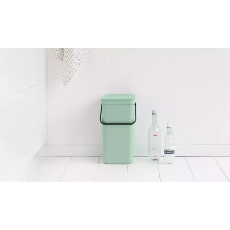 Balde do lixo Brabantia Sort & Go 16 L verde 220x279x401 mm