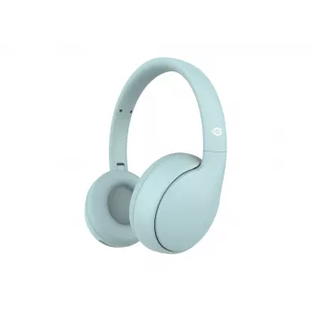 Headset CONCEPTRONIC PARRIS04B — auscultadores infantis Bluetooth e com fios, circumaurais, 20–20.000 Hz, 170 g, azul-claro
