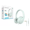 Auscultadores infantis com fios CONCEPTRONIC PARRIS04GT — 3,5 mm, circumaurais, 20–20000 Hz, cabo de 1,6 m, verde-claro