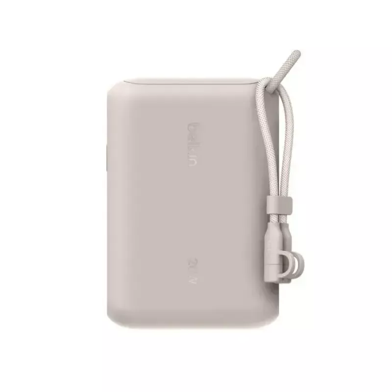 Powerbank portátil Belkin BPB027hqSD 10000 mAh, areia, 2 portas USB‑C