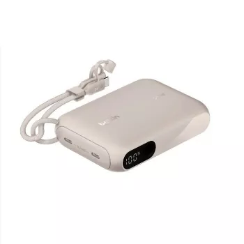 Powerbank portátil Belkin BPB027hqSD 10000 mAh, areia, 2 portas USB‑C