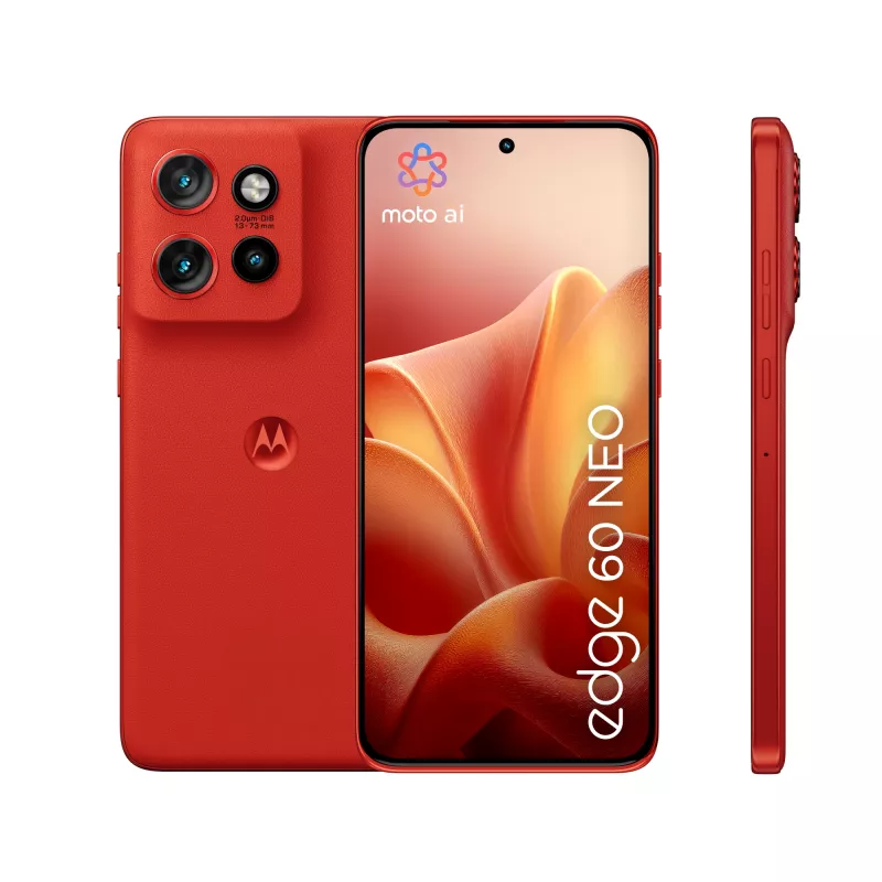 Motorola edge 60 Neo 16,1 cm (6,36 polegadas) Dual SIM Android 15 5G USB Type-C 12 GB 256 GB 5000 mAh vermelho