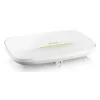 Ponto de acesso wireless Zyxel NWA240BE — Dual-/Tri‑Band 2,4/5/6 GHz, PoE, 1× RJ‑45, branco