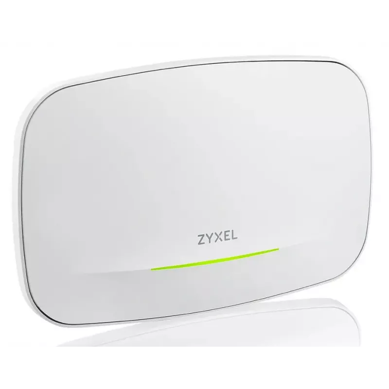 Ponto de acesso wireless Zyxel NWA240BE — Dual-/Tri‑Band 2,4/5/6 GHz, PoE, 1× RJ‑45, branco
