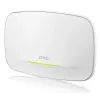 Ponto de acesso wireless Zyxel NWA240BE — Dual-/Tri‑Band 2,4/5/6 GHz, PoE, 1× RJ‑45, branco