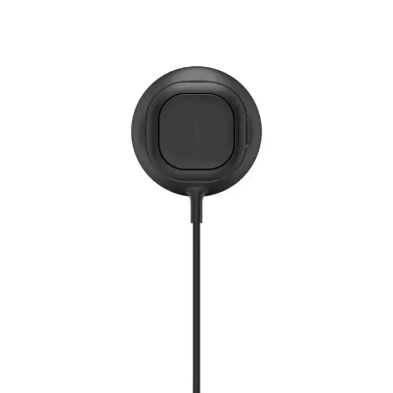 Belkin UltraCharge WIA013HQBK Base de carregamento Qi2 25W com suporte, preto, sem fonte de alimentação