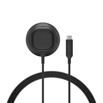 Carregador Belkin UltraCharge WIA013HQBK — carregador rápido sem fios USB para smartwatch e smartphone, para interiores, cabo de 2 m, preto