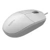 Rato ótico com fios Rapoo N100 branco USB (18102)