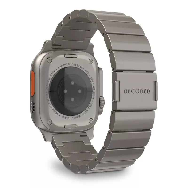 Pulseira para relógio Decoded Traction Armband Titan — compatível com smartwatches, pulso 130–225 mm, 1 unid.