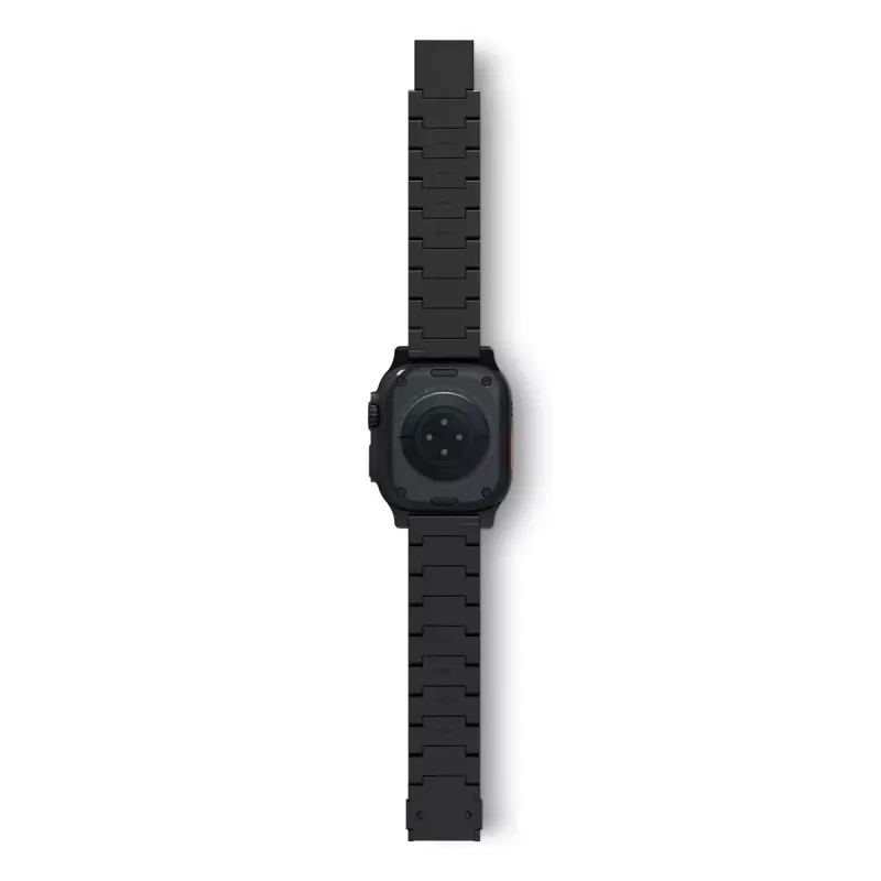 Pulseira para smartwatch Decoded Traction Band preta Titanium — perímetro do pulso 130–225 mm, 1 unid.