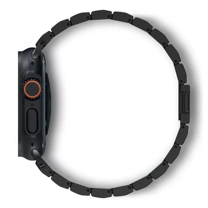 Pulseira para smartwatch Decoded Traction Band preta Titanium — perímetro do pulso 130–225 mm, 1 unid.