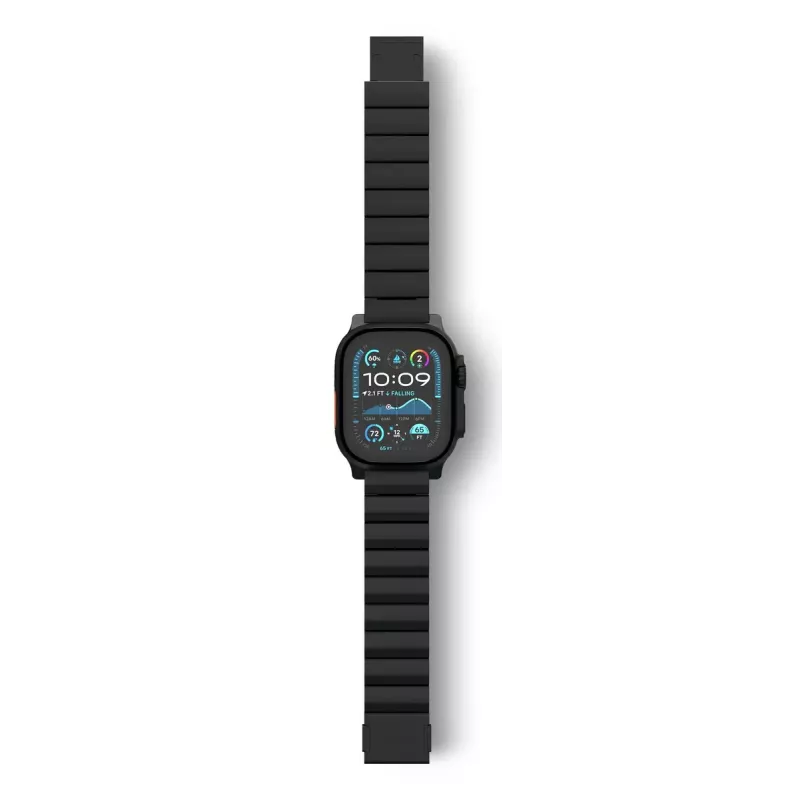 Pulseira para smartwatch Decoded Traction Band preta Titanium — perímetro do pulso 130–225 mm, 1 unid.
