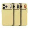 Capa traseira em silicone Decoded para Apple iPhone 17 Pro Max, compatível com ecrãs de 6,9 polegadas (17,5 cm), amarela