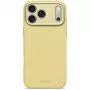 Capa traseira em silicone Decoded para Apple iPhone 17 Pro Max, compatível com ecrãs de 6,9 polegadas (17,5 cm), amarela