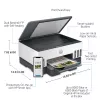 Impressora HP Smart Tank, jato de tinta térmico, impressão a cores, 4800 x 1200 DPI, A4, impressão direta, cinzento