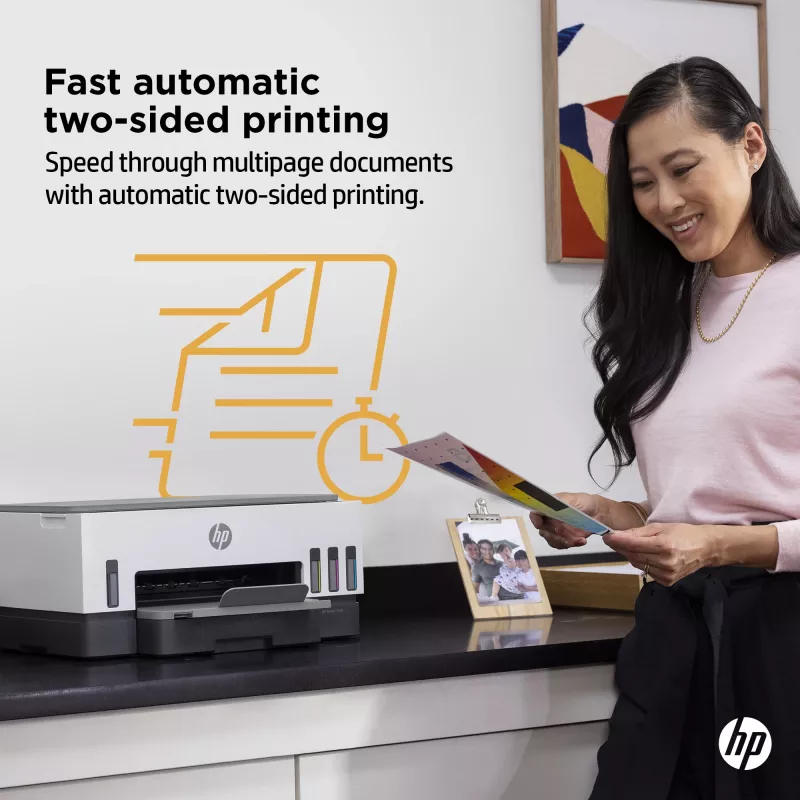 Impressora HP Smart Tank, jato de tinta térmico, impressão a cores, 4800 x 1200 DPI, A4, impressão direta, cinzento