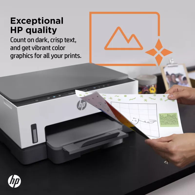 Impressora HP Smart Tank, jato de tinta térmico, impressão a cores, 4800 x 1200 DPI, A4, impressão direta, cinzento