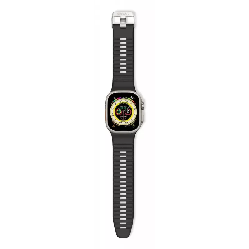 Pulseira Decoded Ultra Traction Strap para smartwatch, preta, silicone, 1 unid.