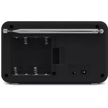 Rádio digital portátil TECHNISAT 0000/3906 — DAB/DAB+/FM, 1 W RMS, LCD, 3,5 mm, branco/preto, 0,338 kg
